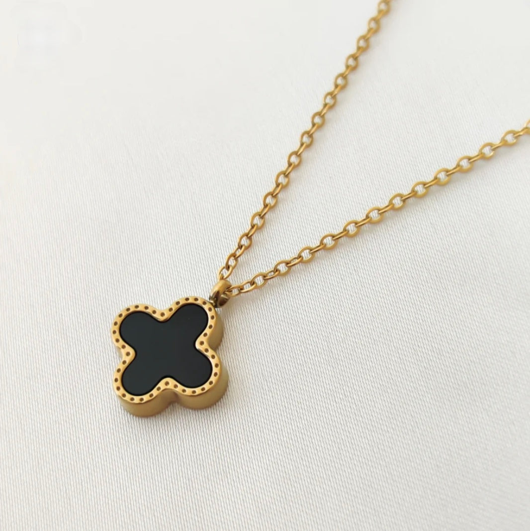 Double Side Clover Necklace