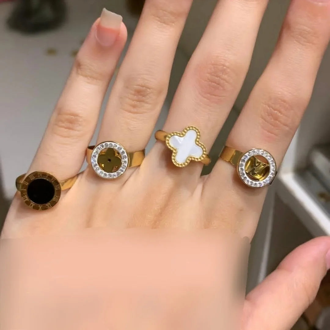 White Clover  Ring (Adjustable)