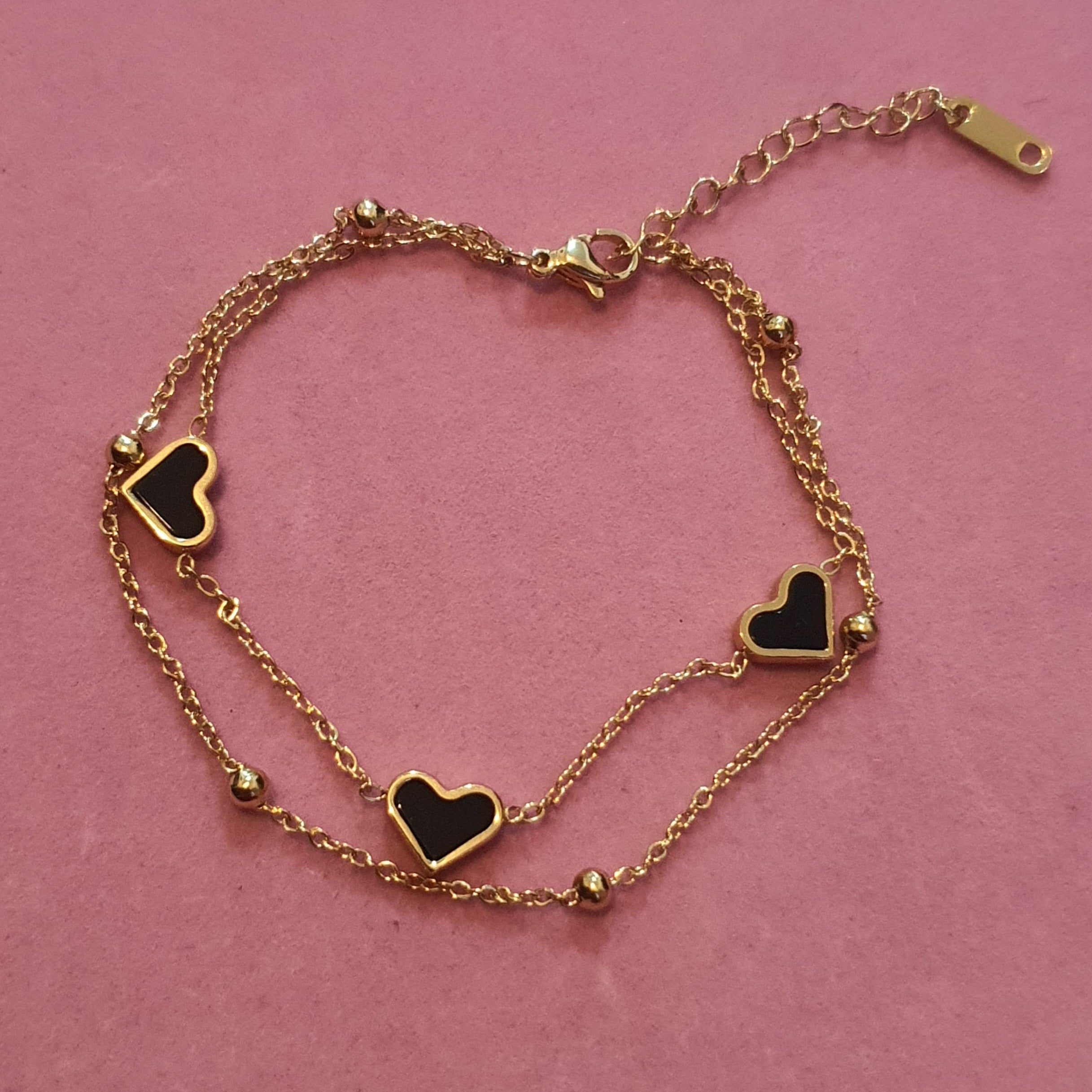 Heart Chain Bracelet