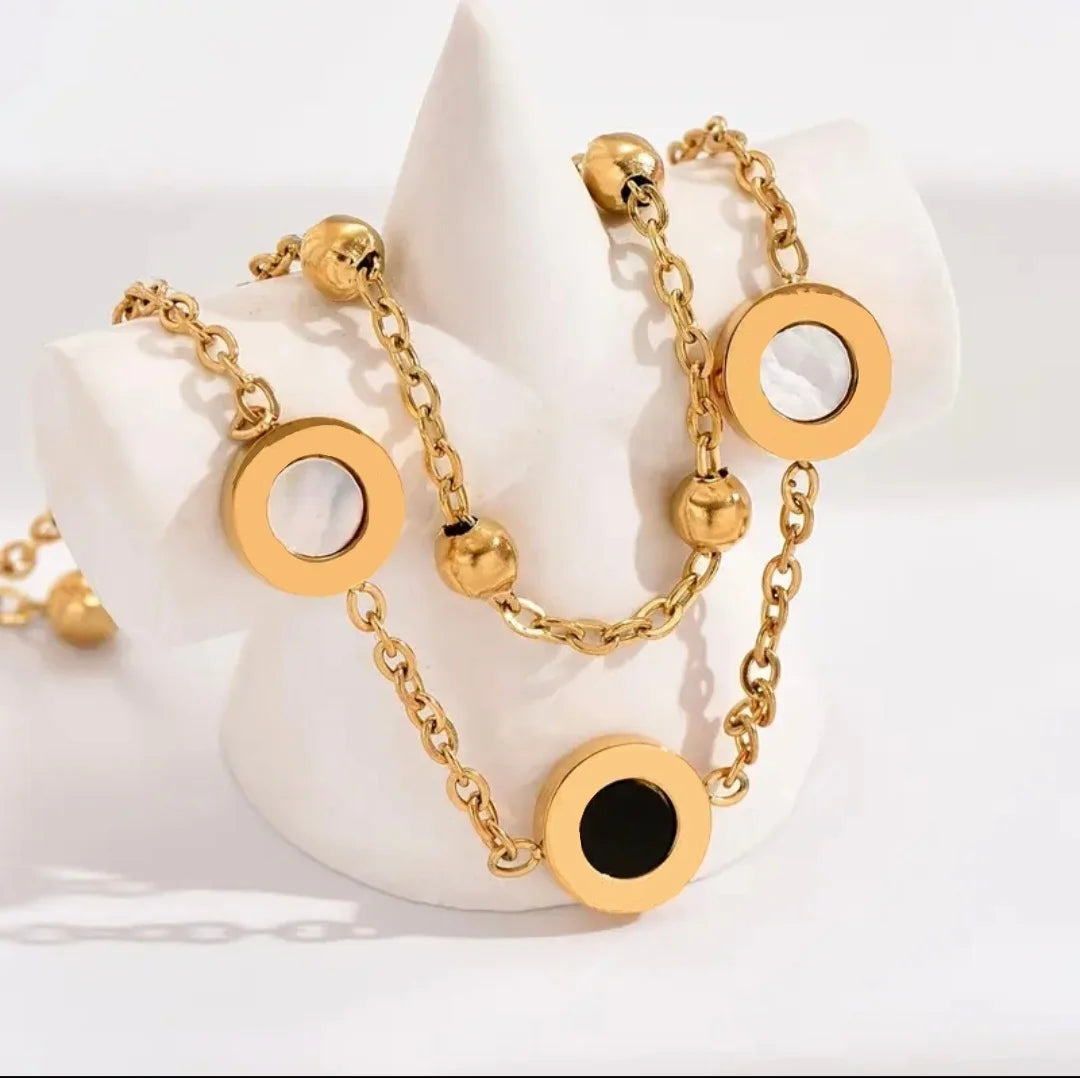 Vintage Roman Double Layer Bracelet