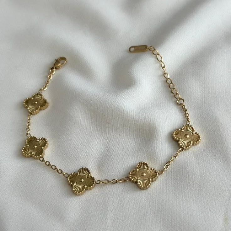 Golden Clover Bracelet