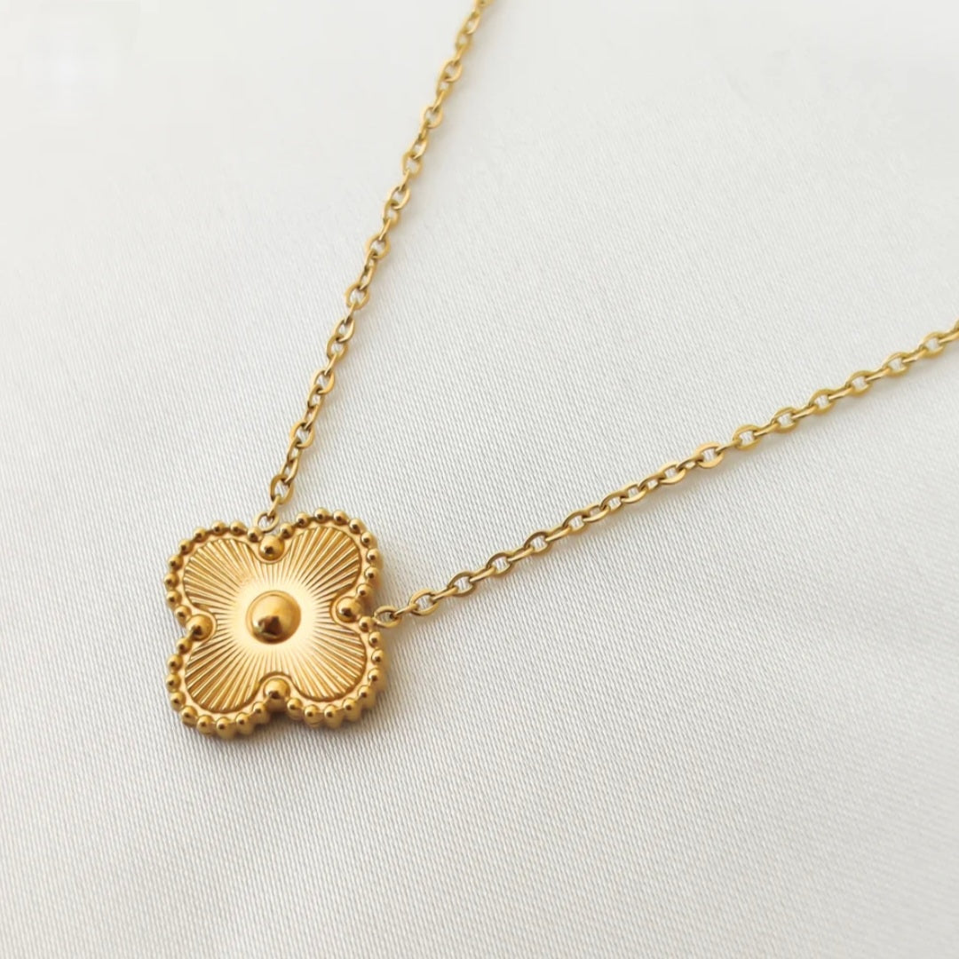 Golden Clover Necklace