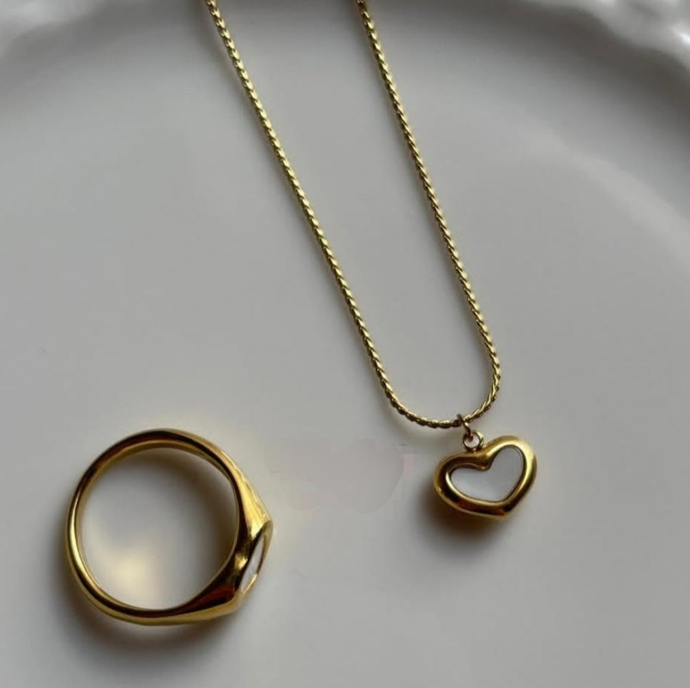 Double Sided Heart Necklace